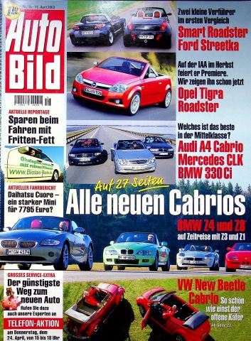 Deckblatt Auto Bild (16/2003)